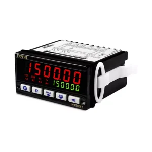 Totalizador de caudal NOVUS N1500-FT con entrada universal, display digital para panel y puerto USB para configuración de procesos industriales en Colombia.